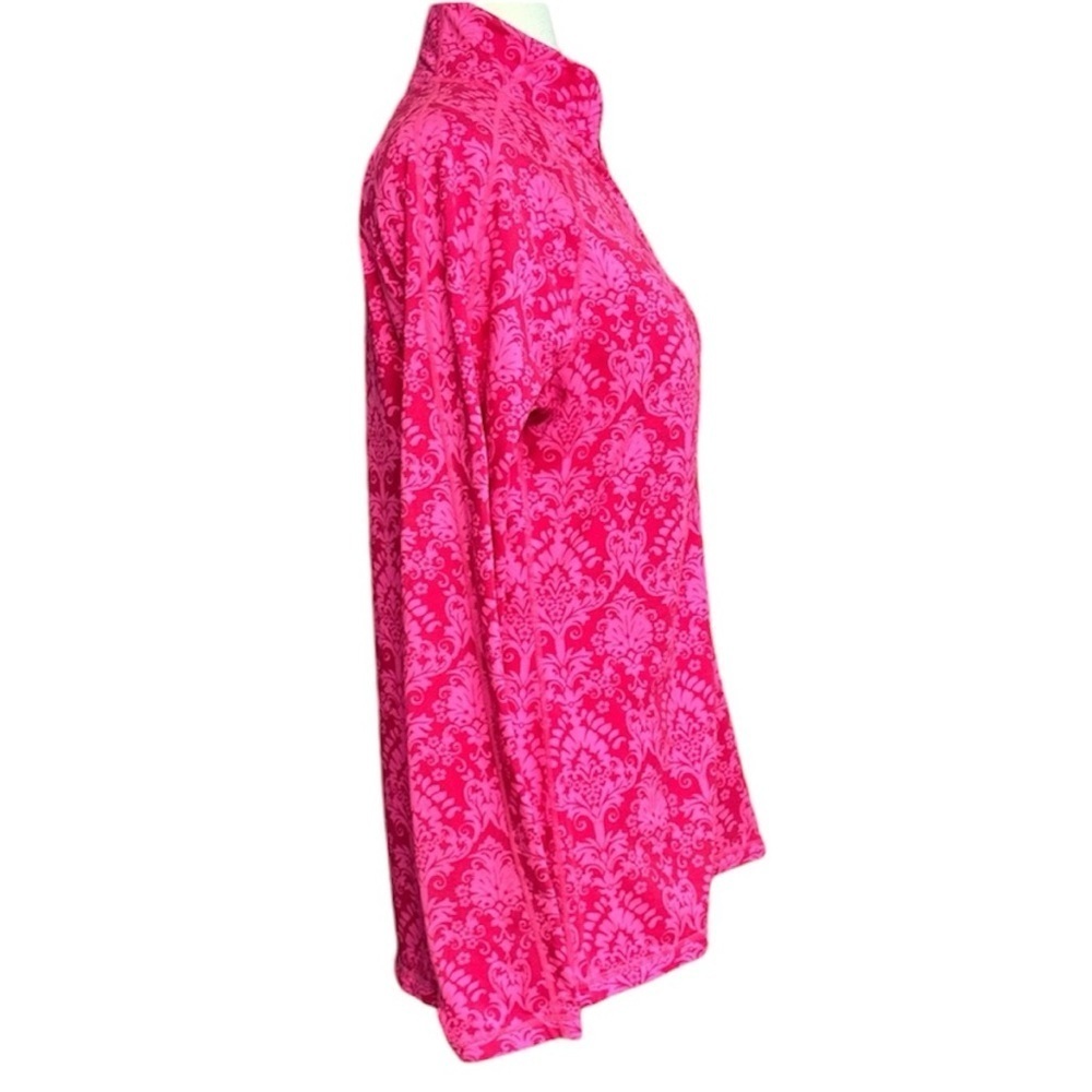 Athleta Pink 1/4 Zip Athletic Long Sleeve Top XL - Picture 4 of 6